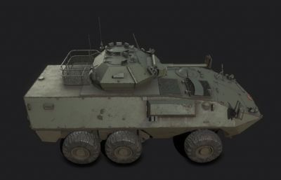 AVGP美洲狮装甲车3D模型