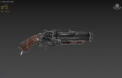 海盗霰弹枪3D MAX模型