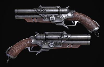 海盗霰弹枪3D MAX模型