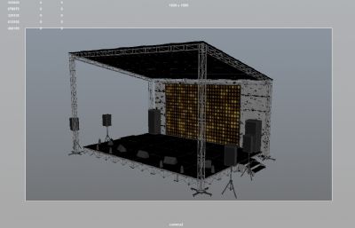 舞台,海选舞台maya模型
