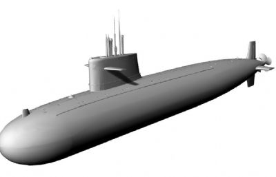 091核潜艇stl模型