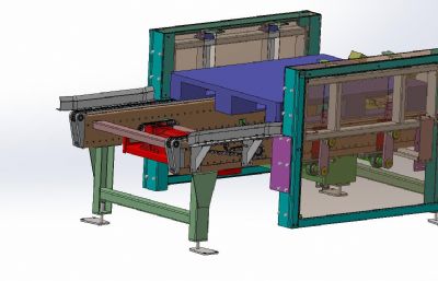 栈板,托板堆叠机3D数模