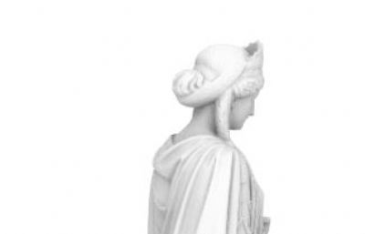希腊圣母女孩雕塑角色模型,可打印