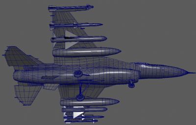 f-2战斗机maya模型,mb,fbx文件