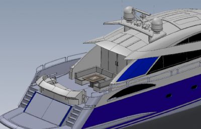 游艇,快艇3D模型