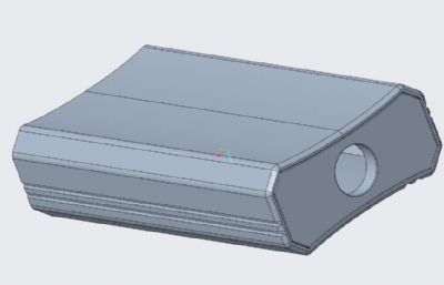 Type-c转HDMI转接器3D模型,stp文件半成品