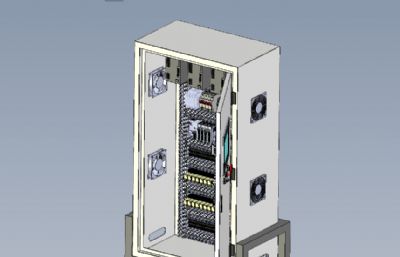 电力控制箱,电控箱3D数模