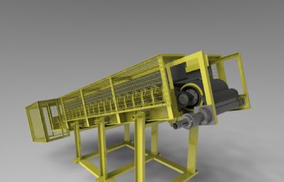 矿山矿石输送机设备3D数模