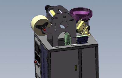 凸焊机送料,工装治具工作台3D数模图纸