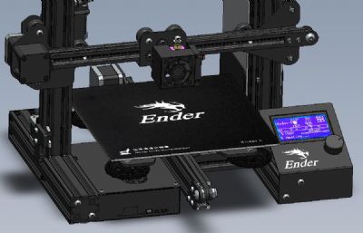 小型3D打印机3D模型