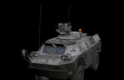 usm5027步战车,装甲车OBJ模型