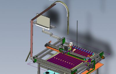 国产数控等离子机3D模型