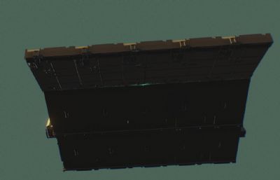 飞船货舱部分场景FBX模型