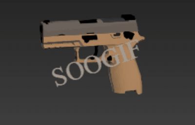 格绍尔p320手枪动画模型