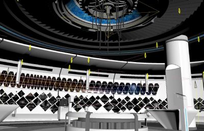 全息汽车投影室科技展台 虚拟汽车科幻模块化 未来大厅ARVR科技展示