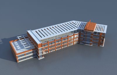 酒店会所 教学楼 检修楼3D模型