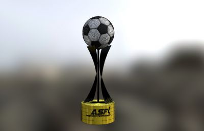 世界杯 欧洲杯 亚洲杯足球赛奖杯OBJ模型
