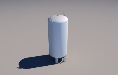 液氮储存罐3D模型