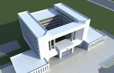 政府办公大楼,行政楼3D模型