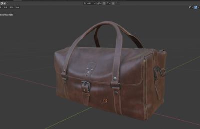 商务皮包,旅行包,手提包3D模型