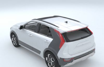 2023款起亚Niro SUV汽车3D模型