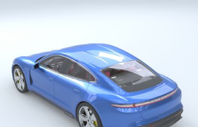 2023款保时捷Turbo汽车3D模型,MAX,FBX格式