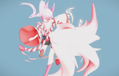 Honkai Impact 3rd动漫女孩3D模型