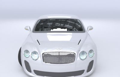 2023款宾利欧陆GT3D模型