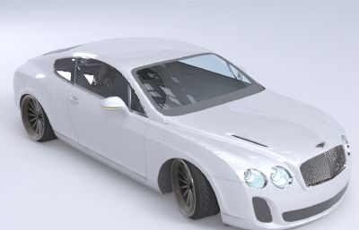 2023款宾利欧陆GT3D模型