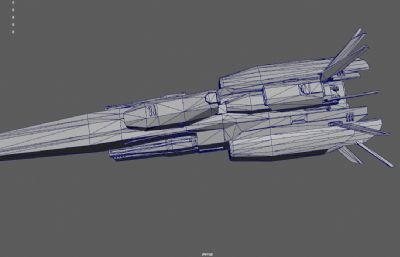 科幻飞船,外星飞船,星际战舰3dmaya模型