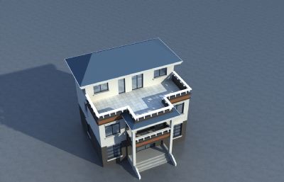 农村自建房,别墅,私房3dmax模型
