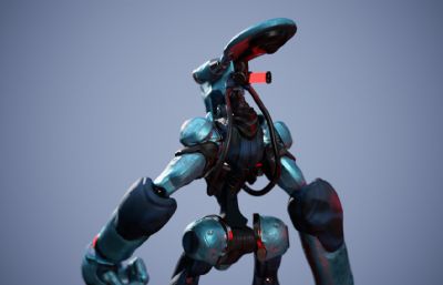 科幻机器人,科幻机甲,战争机器人3dmax模型