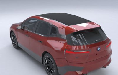 2023款德系宝马ix汽车3D模型
