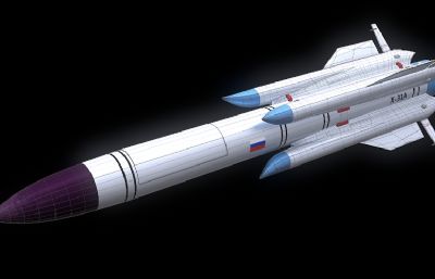 kh-31PD高超音速导弹(俄)OBJ模型
