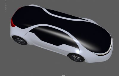 科幻跑车,赛博朋克跑车,科幻概念赛车3dmaya模型