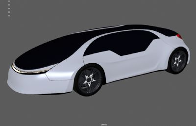 科幻跑车,赛博朋克跑车,科幻概念赛车3dmaya模型
