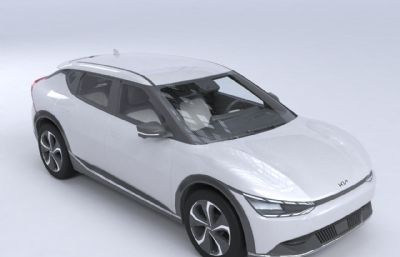 2023款起亚EV6汽车3D模型