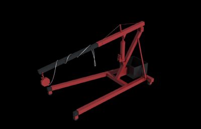 吊车,起吊机,吊臂工业设备3D模型