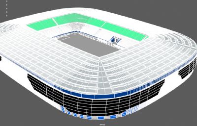 露天足球场,维尼体育场,国家体育馆3dmaya模型