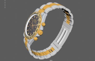 高档手表,石英表  机械腕表3dmaya模型