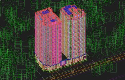 现代住宅,欧式商业,商场,商住楼3D模型