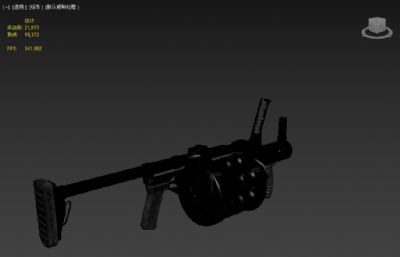 RG-6侏儒榴弹发射器3D模型