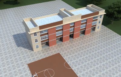 办公楼,宿舍公寓,综合楼3dmax模型