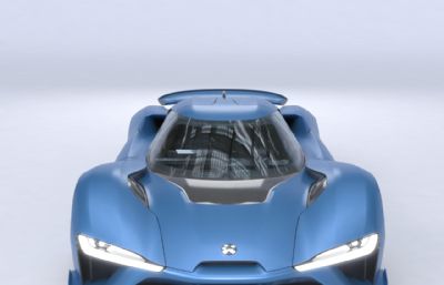 2018款蔚来EP9新能源电动超级跑车3dmax模型