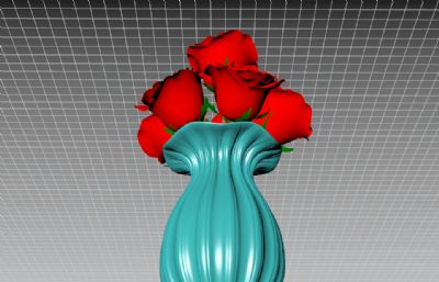 花瓶,插花rhino模型