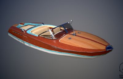 快船,快艇,出海钓鱼小船3dmax模型
