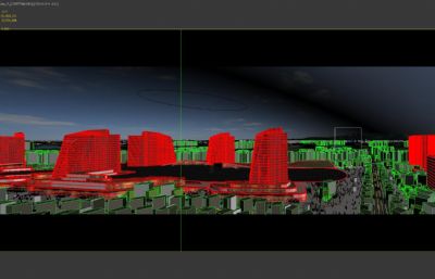 城市物流产业园,会所酒店,城区规划设计3D模型