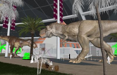 恐龙馆动物展厅,侏罗纪公园,恐龙园