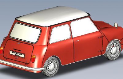 mini小汽车step模型