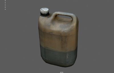 脏脏的塑料桶,煤油瓶,汽油桶